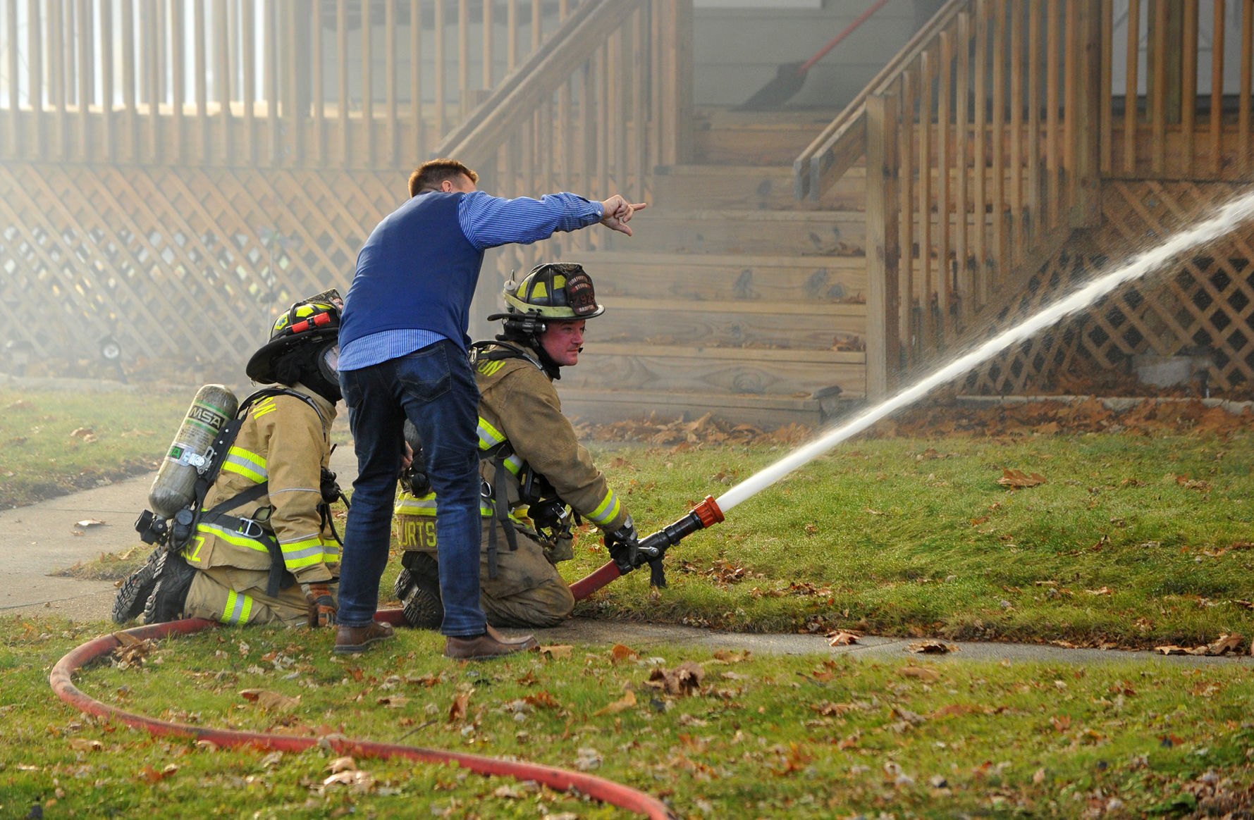 Silvis house fire on 8th street